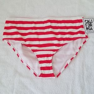 California Sunshine Striped Bikini Bottom in 2X
